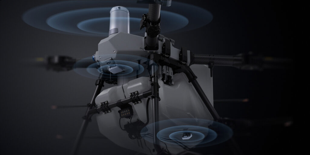 dji agras t100 radar fal milimetrowych - agrokopter