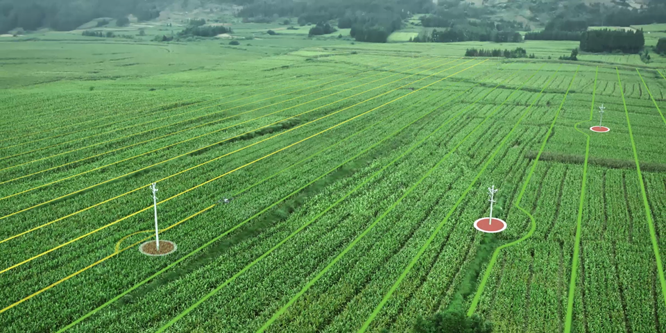 dji agras t100 omijanie przeszkód agrokopter