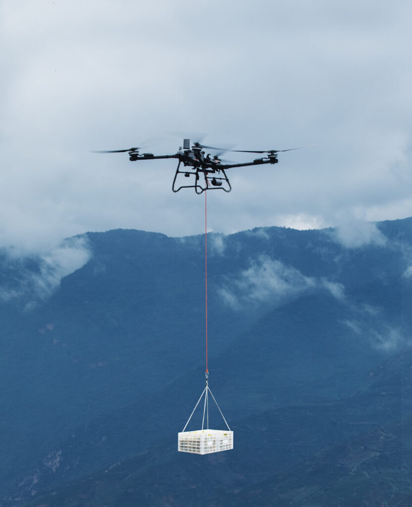 dron t70p i sytem transportu