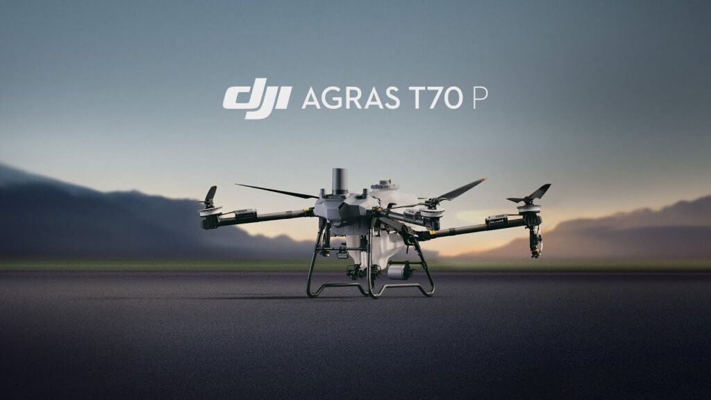 nowoczesny dron rolniczy dji agras t70p